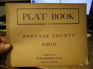 Portage County Ohio Hixson Plat Book Land Owners Atlas Maps Suffield Streetsboro - Picture 1 of 10