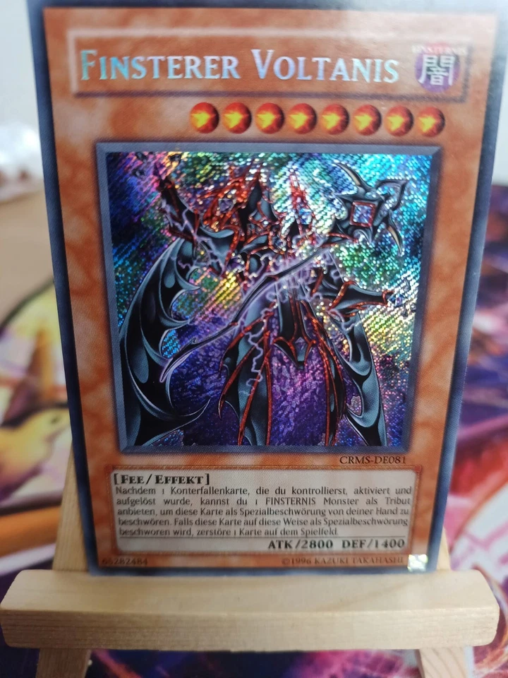 FINSTERER VOLTANIS  CRMS-DE081 Secret Rare DE NM YUGIOH - Bild 1 von 1