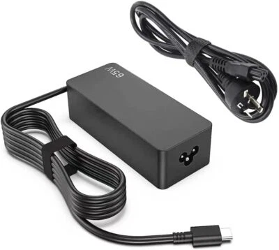 65W USB-C Type-C Adapter Laptop Charger For Lenovo ThinkPad Acer Dell HP ASUS - image 1 of 4