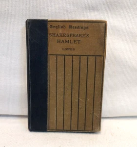HTF Antique Shakespeare's Hamlet 1914 English Readings for Schools Edited Lowes - Picture 1 of 13