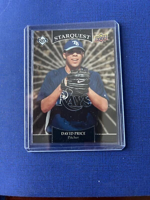 2009 Upper Deck David Price #SQ-37 Rare Gold Parallel Starquest SP Rays - Image 1 of 2