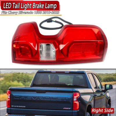 Luz trasera LED lateral derecha para Chevrolet Silverado 1500 2500 2019-2023 lámpara de freno Foto 1 de 4