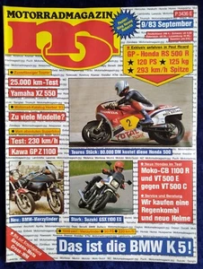 MO 9.1983 Kawasaki GP Z 1100, Yamaha XZ 550 S, Honda MTX 200/XL 200 R, Honda VT - Bild 1 von 6