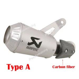 For BMW S1000RR 2015 2016 Slip On Exhaust Tip Muffler Mid Link Pipe Carbon Fiber - Picture 1 of 8