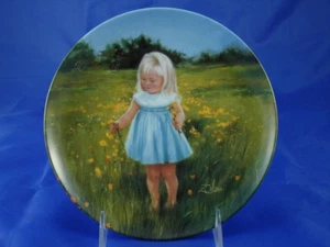 Donald Zolan Collector Plate MEADOW MAGIC Hand Autographed Dated  - Picture 1 of 4