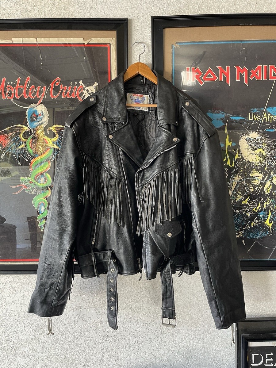 Leather Punk 1990s Vintage Outerwear Coats & Jackets for Men Leather Punk 1990s Vintage Outerwear Coats & Jackets for Men