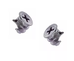 New 20 X Cam Lock Fixings Flat Pack Furniture Nickel 15mm Dia. X 12.0mm Deep - O - Picture 1 of 1