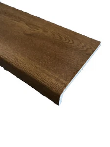 40cm 150mm Window Cill Sill UPVC Window Capping Board 9mm Cover Plastic Oak - Picture 1 of 4