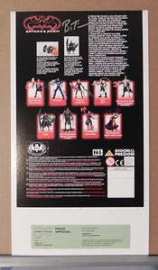 BATMAN & ROBIN BATGIRL FIGURE TOY PRODUCTION ART PROOF BRUCE TIMM AUTOGRAPH COA - Picture 1 of 2