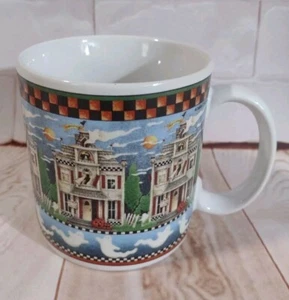 VTG Sakura Debbie Mumm Haunted House 2000 Halloween Coffee Mug Never Used - Picture 1 of 4