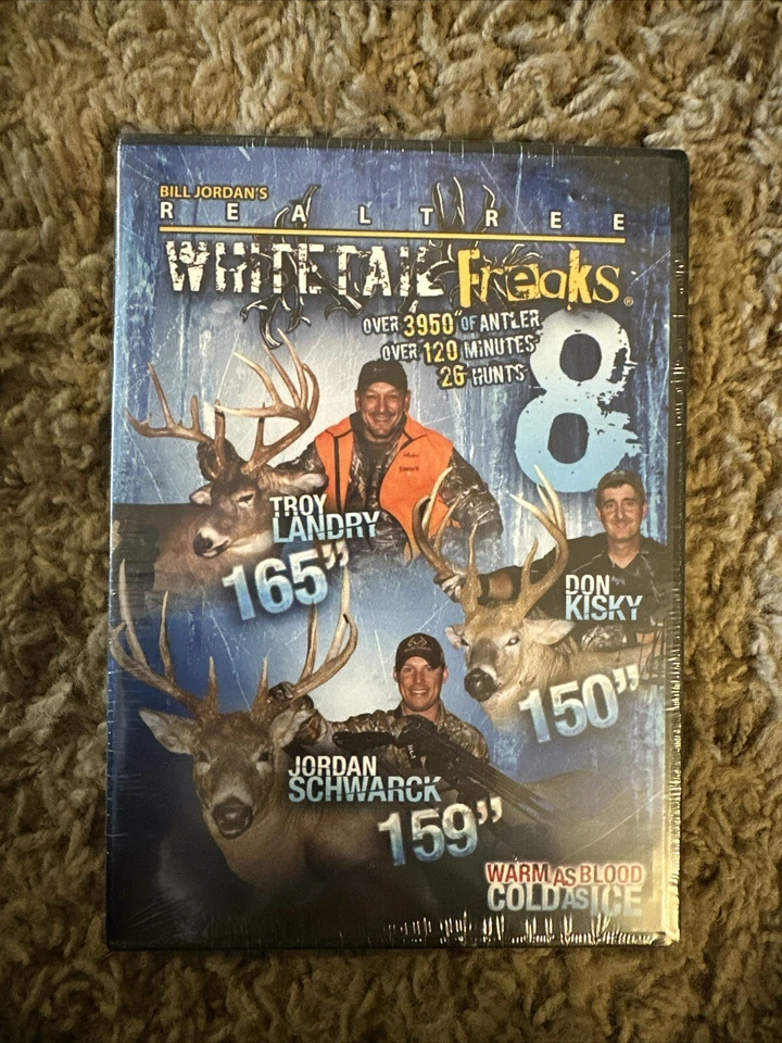 REALTREE WHITETAIL FREAKS Hunt 26 Hunts Whitetails Buck Deer Hunters Gun DVD NEW - Image 1 of 1