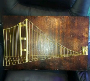 Metal Wall Art Of Bridge - Picture 1 of 2
