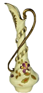 Jarrón Carl Knoll de 15" estilo Art Nouveau austriaco de porcelana Ewer Carlsbad Austria - Imagen 1 de 20