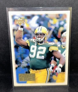 1996 Upper Deck #GF10 Reggie White Game Face - Bild 1 von 2
