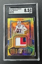 JOSH ALLEN 2022 PANINI GOLD STANDARD #GG-JAL GOLD GEAR PATCH /25  4 Color Patch