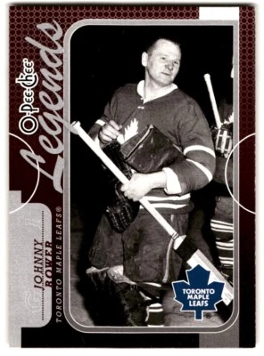 2008-09 O-Pee-Chee Legends Johnny Bower #566 Toronto Maple Leafs - Image 1 of 2