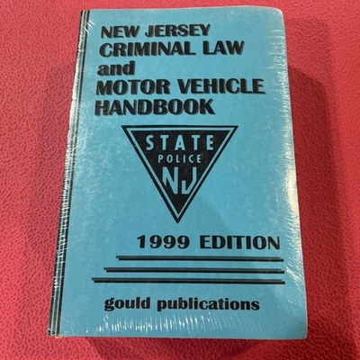 New Jersey Criminal Law and Motor Vehicle Handbook, 1999 Edition, New (Sealed) - Image 1 of 4