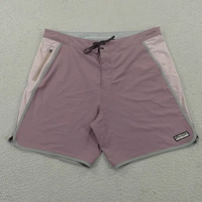 Pantalones Cortos Florence Marine X Para Hombres 36 Púrpura Bañador Cordón Bolsillo Surf Foto 1 de 4