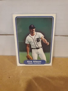 Tarjeta de béisbol 1982 Fleer #267 Kirk Gibson Detroit Tigers, jardinero, estrella, (nuevo) - Imagen 1 de 2