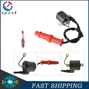 ATV For Polaris Sportsman 500 1996 1997 1998-2002 US Ignition Coil & Spark Plug - Picture 1 of 8