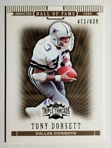 2007 Topps Triple Threads Sepia #87 Tony Dorsett - Foto 1 di 2