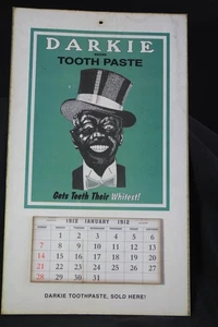 Darkie Brand Toothpaste 1912 Calendar - Picture 1 of 5