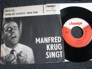 Amiga 450 419-Manfred Krug-Rosetta 7" Vinyl -1964 DDR East Germany - Picture 1 of 2