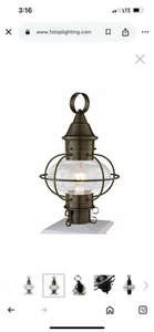 Norwell Post Light- Onion Style - Picture 1 of 5