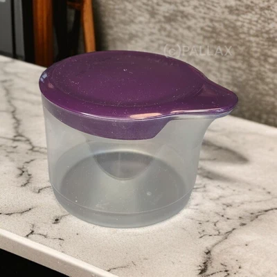 TUPPERWARE C166 TUPPERTIME BEHÄLTER 250 ML LILA ZUCKER MILCHKÄNNCHEN - Bild 1 von 2