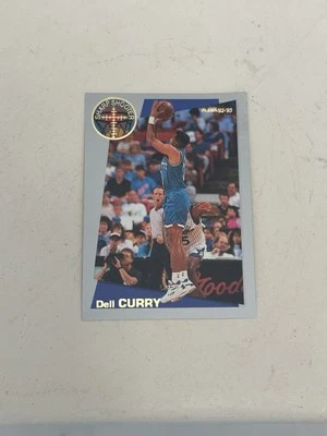 Карта Fleer 92-93 Dell Curry Charlotte Hornets - Изображение 1 из 2