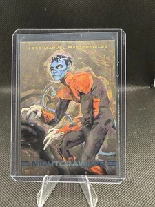 Tarjeta coleccionable SkyBox Marvel Masterpieces 1993 Nightcrawler #72 X-Men - Imagen 1 de 2