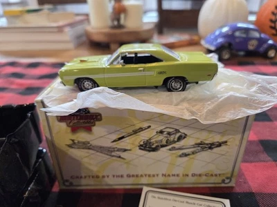 MATCHBOX COLLECTBLES 1/43 1970 PLYMOUTH GTX YMC07-M NIB W COA - Image 1 of 4
