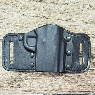Galco Holster TacSlide 1911 3-5” Black Kydex Leather OWB RH TS212B - Image 1 of 4