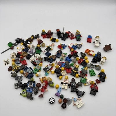 LEGO Minifigure LOT And Lot of Assorted Parts - Image 1 of 4