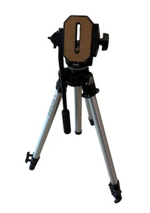 BOGEN Manfrotto 3001 Camera TRIPOD w/ 3126 HEAD Made in Italy (J) - Picture 1 of 11