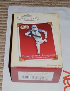 Hallmark Keepsake Ornament Star Wars 2005 Clone Trooper Teniente de ROTS Nuevo - Imagen 1 de 4