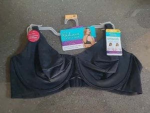 Sujetador con aros Vanity Fair Radiant Collection, negro talla 44C suavizado, nuevo con etiquetas - Imagen 1 de 7