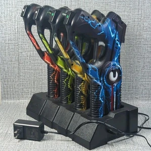 Bcp Rechargeable Laser Tag Set 2-4 Players 4 Blasters Charging Dock Read Desc.⬇ - Picture 1 of 18