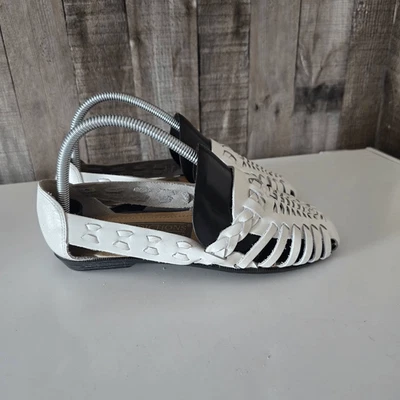 Zapatos sin cordones Predictions de cuero blanco 7W Foto 1 de 4