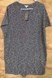 Maglione J.Jill Pure Jill 1x Relaxed Pure Jill Easy tunica cotone $99 nuovo con etichette - Foto 1 di 9