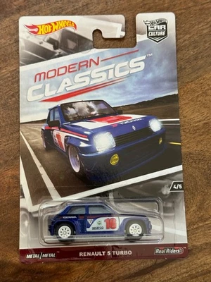 Hot Wheels 2017 Car Culture Modern Classics  Renault 5 Turbo 4/5 VHTF - Image 1 of 2