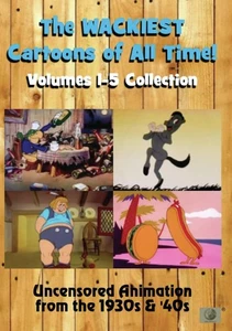 The WACKIEST Cartoons of All Time! Vol. 1-5 Uncensored Animati (DVD) (US IMPORT) - Picture 1 of 1