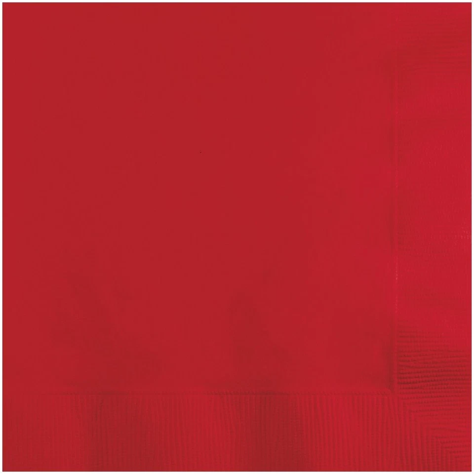 Creative Party PC523548 Classic Red 2-Ply Lunch Paper Napkins-20 Pcs - Image 1 of 1