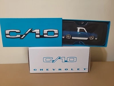 2019 Hot Wheels RLC ‘69 Chevy C/10 Short Bed Pick-up Truck Aqua Blue NIB 6275 - Image 1 of 4