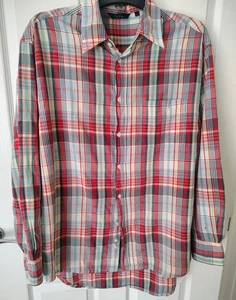 Men’s Boden shirt red checked Large (slight damage) - Picture 1 of 3