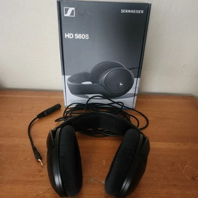 Sennheiser HD 560S Headphones With Original Box and Adapter Reference Open Back - Image 1 of 4