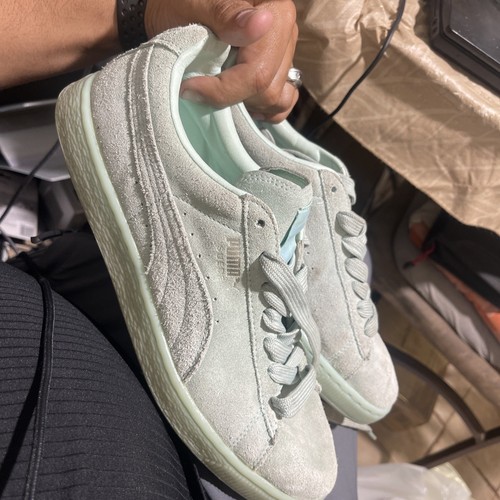 Sneakers PUMA uomo scamosciate classiche + lifestyle verde e taglie 9 1 2