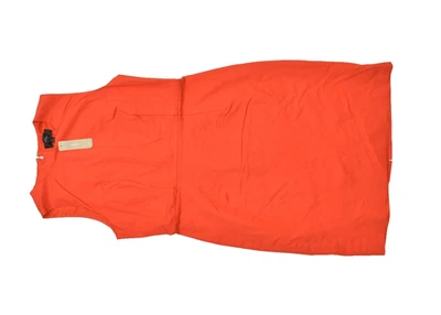 NEW J.Crew Women's Red Sheath Dress Knee Length Zip Regular Size 12 Cotton Blend - Image 1 of 4