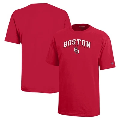 Youth Champion Scarlet Boston University Arch Over Logo T-Shirt - Image 1 of 3