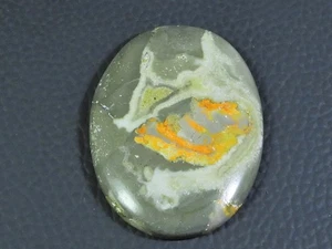 60Cts. Piedra preciosa suelta cabujón ovalado de jaspe abejorro natural 31X43X05 mm G202 - Imagen 1 de 9